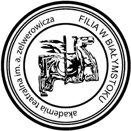 Logo Akademii Teatralnej im. Andrzeja Zelwerowicza, Filia w Białymstoku